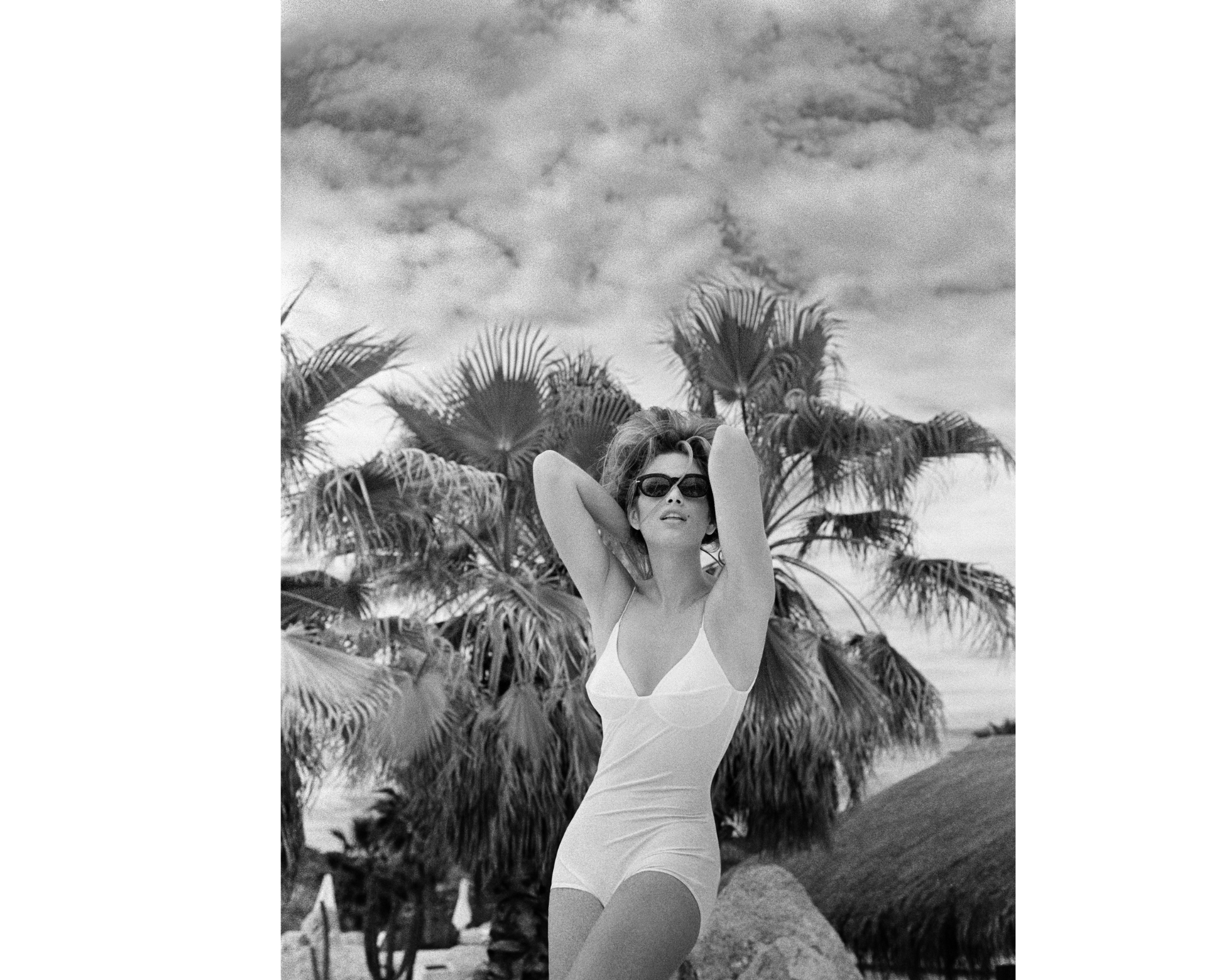 Marco Glaviano, Cindy Crawford (St. Barth), 1990, Fine Art Giclée Print, Limited Edition of 25, 30x40 cm